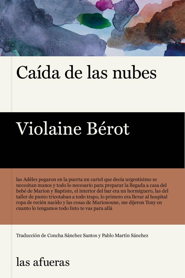 Portada de Caída de las nubes, la nueva novela de Violaine Bérot.